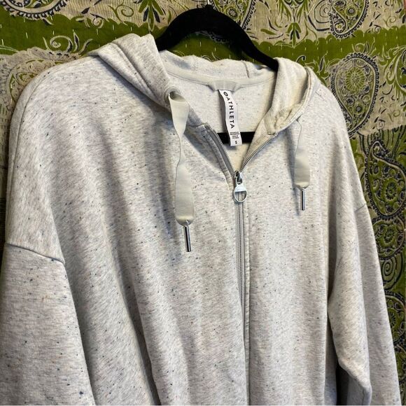 Athleta Heather Gray Speckled Balance Sweatshirt Size Small - Picture 7 of 13
